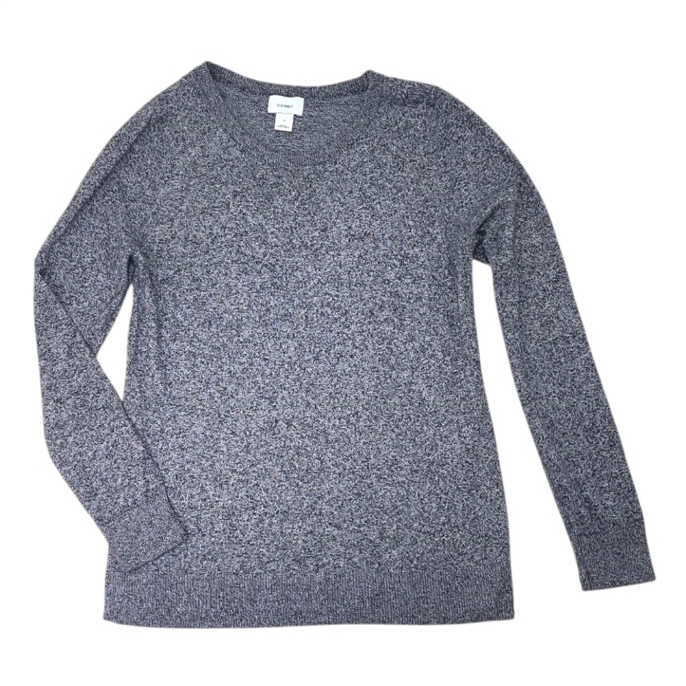 Old Navy Crew Neck Long Sleeve Lightweight Sweater Heather Gray  Size Medium